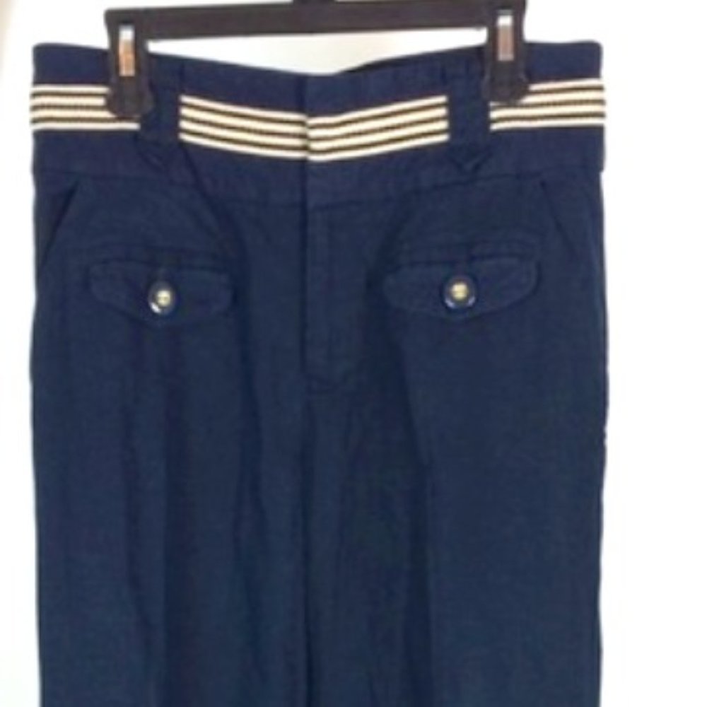 Elevenses Anthropologie Wide Leg High Rise Pants